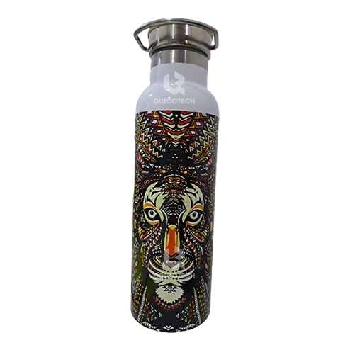 Green Lion Pattern Bottle