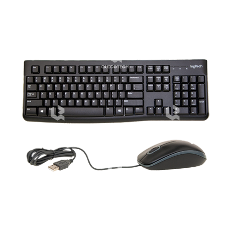 LOGITECH KEYBOARD W/Mouse COMBO MK120, USB