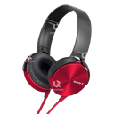 SONY Headphone T450 Extra Bass, Red