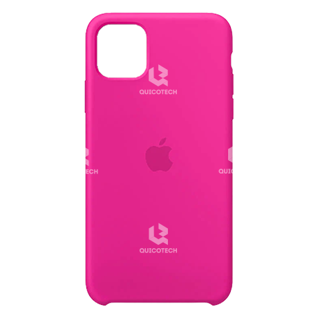 Silicone Case For iPhone 11 Pro, Fuchsia