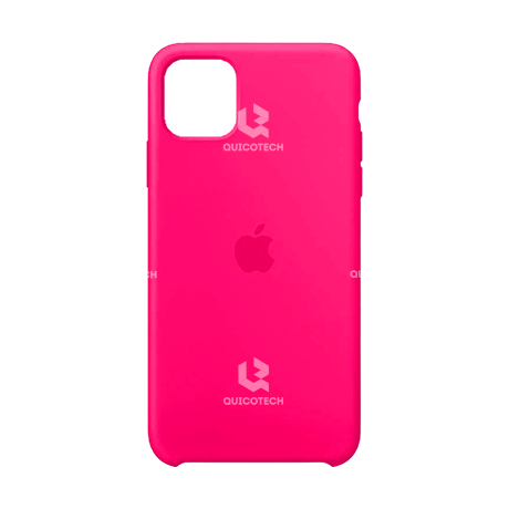 Silicone Case For iPhone 13 Pro, Fuchsia