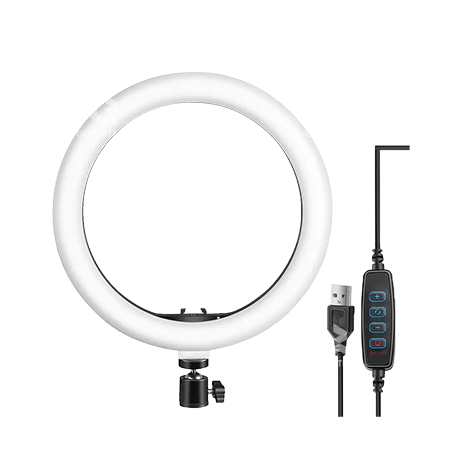 Rotated Led Ring Light 33cm, Black