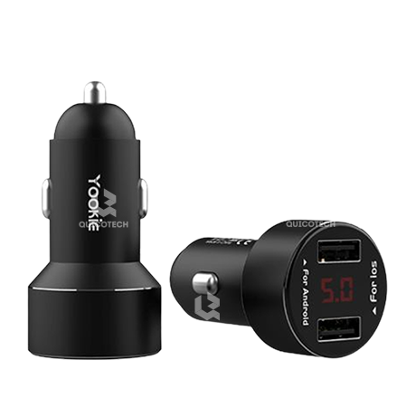 YOOKIE Micro Car Charger PC1, Black