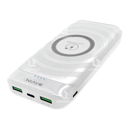 [MO] Bavin Wireless Power Bank PC093, 10000mAh, White