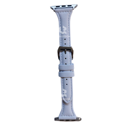 [6.7306-MO] Leather Watch Band For Women, White