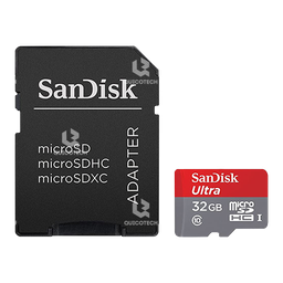 SanDisk Ultra UHS-I Card With Adapter, 32GB