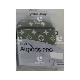 [2.6888-MO] Cover For Airpods Pro, Channel Design, Green