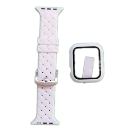 [4.7305-MO] Band & Cover For Copy Watches, White, 44mm