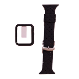 [1.7305-MO] Band & Cover For Copy Watches, Black, 42mm