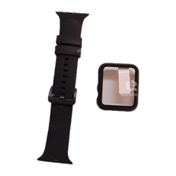 [2.7304-MO] Band Watch And Cover For High Copy, Black, 44mm