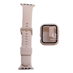 [6.7304-MO] Band Watch And Cover For High Copy, Pink, 42mm