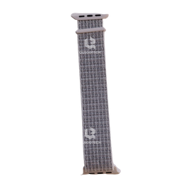 [5.6837-MO] Fabric Band Watch, Silver