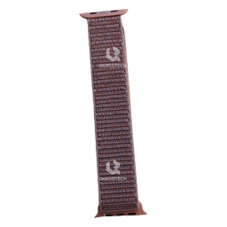 [4.6837-MO] Fabric Band Watch, Dark Pink