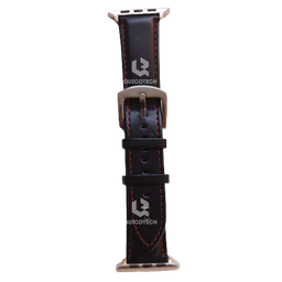 [2.7308-MO] Leather Watch Band, Dark Blue