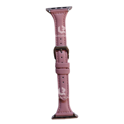 [5.7306-MO] Leather Watch Band For Women, Pink