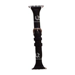 [1.7306-MO] Leather Watch Band For Women, Black