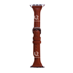 [3.7306-MO] Leather Watch Band For Women, Brown