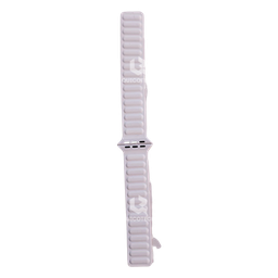 [5.6925-MO] Metal Watch Band, White