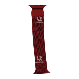 [4.6543-MO] Metallic Watch Band, Red