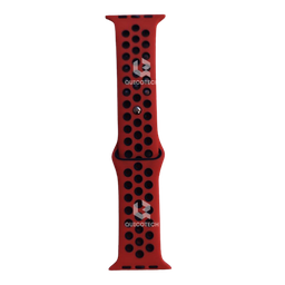 [9.6107-MO] High Copy Elastic Watch Band, Orange and Black