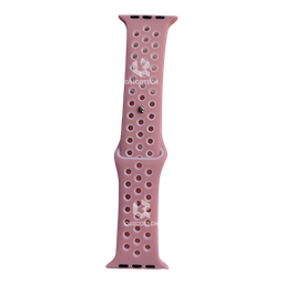 [11.6107-MO] High Copy Elastic Watch Band, pink and white