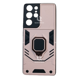 [15.6998-MO] Cover For Samsung S21 Ultra, White & Green