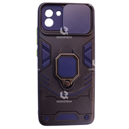 [8.6998-MO] Cover For Samsung A03, Black & Dark Blue