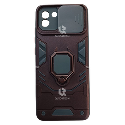 [9.6998-MO] Cover For Samsung A03, Black & Green