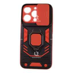 [18.6998-MO] Cover For iPhone 14 Pro , Black & Red