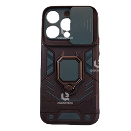 [19.6998-MO] Cover For iPhone 14 Pro , Black & Green