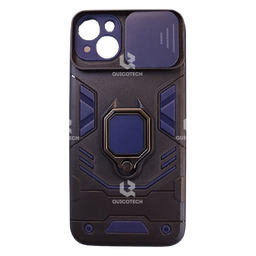 [17.6998-MO] Cover For iPhone 14 Max , Black & Violet