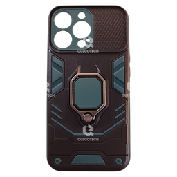 [5.6998-MO] Cover For iPhone 13 Pro, Black & Green