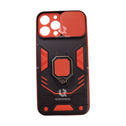 [3.6998-MO] Cover For iPhone 13 Pro Max , Black & Red