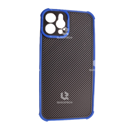 [7.6811-MO] Back Cover For iPhone 12 Pro, Black & Blue