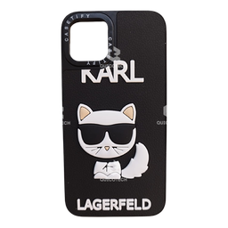 [78.4047-MO] Cover Casetify For iPhone 13, (Karl Cat Design)