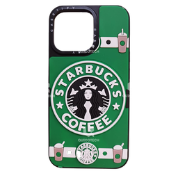 [84.4047-MO] Cover Casetify For iPhone 13 Pro, (Starbucks Design)