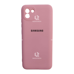 [1.303-MO] Silicon Cover For Samsung A03, Pink