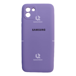[2.303-MO] Silicon Cover For Samsung A03, Purple
