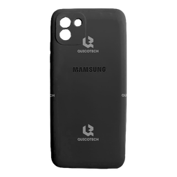 [3.303-MO] Silicon Cover For Samsung A03, Black