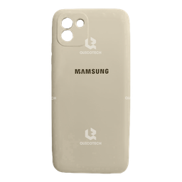 [5.303-MO] Silicon Cover For Samsung A03, White