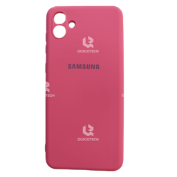 [6.303-MO] Silicon Cover For Samsung A04, Dark Pink