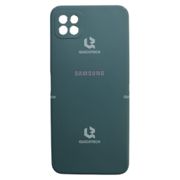 [23.303-MO] Silicon Cover For Samsung A22 5G, Green