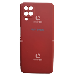 [25.303-MO] Silicon Cover For Samsung A12, Red