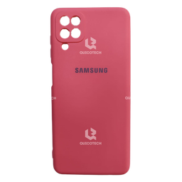 [28.303-MO] Silicon Cover For Samsung A12, Dark Pink