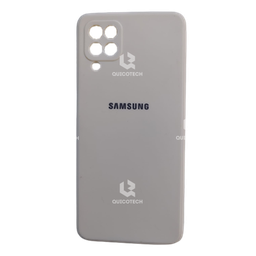 [31.303-MO] Silicon Cover For Samsung A12, White