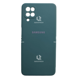 [32.303-MO] Silicon Cover For Samsung A12, Green