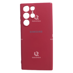 [59.303-MO] Silicon Cover For Samsung S22 Ultra, Red
