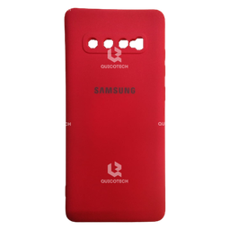 [65.303-MO] Silicon Cover For Samsung S10 Plus, Red