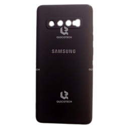[66.303-MO] Silicon Cover For Samsung S10 Plus, Black