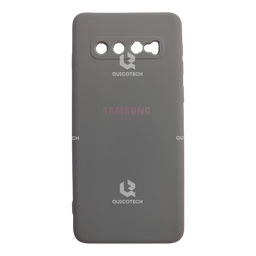 [69.303-MO] Silicon Cover For Samsung S10, Green